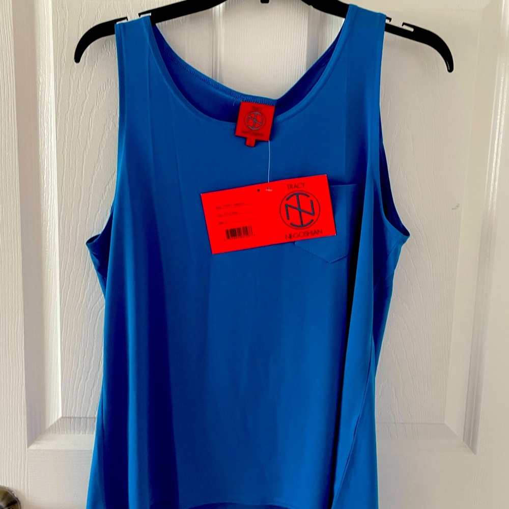 Blue top Tracy negoshian large